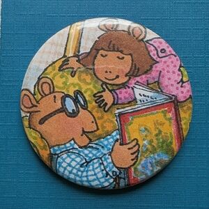 Arthur Handmade Vintage 2.25" Button